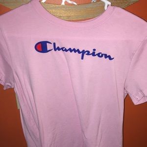 Baby pink champion shirt x-small